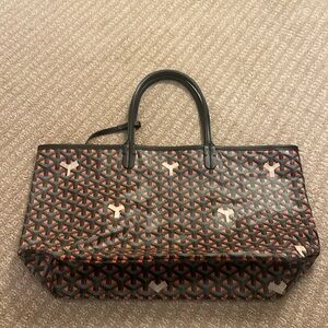 Geographic print tote bag St. Louis